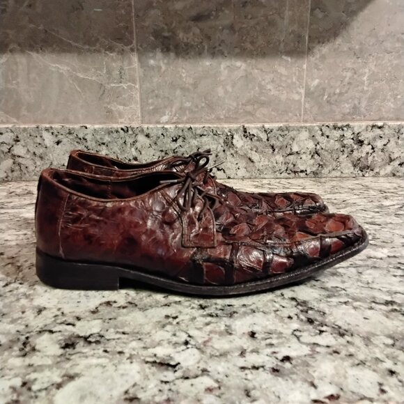 Brazilian Pirarucu Men\'s Dress Shoes Size 10.5 main image 5